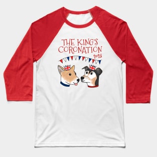 The Kings Coronation 2023 Dogs UK Flag Baseball T-Shirt